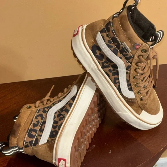 Vans MTE SK8 HI MTE 2 Primaloft Leopard Print Mens Size 5.5 - Picture 7 of 7